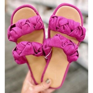 Universal Thread Meg Knotted Slide Sandals